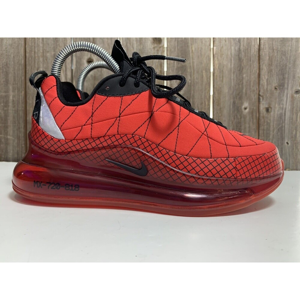 Nike MX-720-818 (GS) Trainers CD4392 600 Red/Black Youth Kids Shoe Size 5 Y
